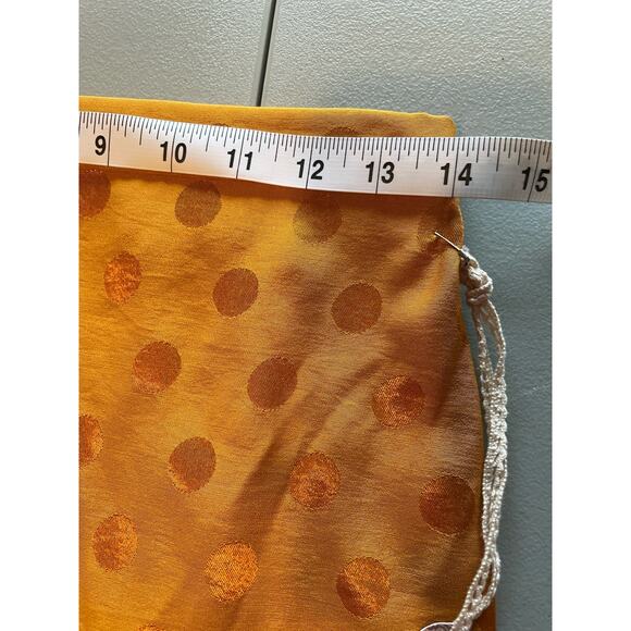 Band of Gypsies Bundy Mini Skirt Gold Size Small‎ Polka Dot Retro NWT - Picture 3 of 8